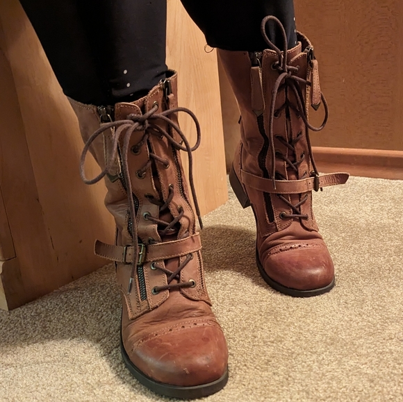 Leather ALDO boots - Picture 1 of 7